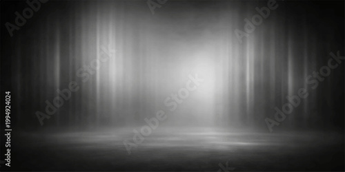 Abstract atmospheric image presents an ethereal and enigmatic atmosphere of light and shadow, the artistic visual evokes depth.  