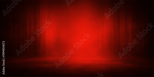 Abstract a radiant red light effect, with dynamic vertical streaks and a subtle spotlight creates a powerful and evocative visual, suitable for conveying energy and passion.