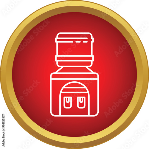 Water cooler dispenser outlining concepts of hydration, refreshment, and convenience in the office