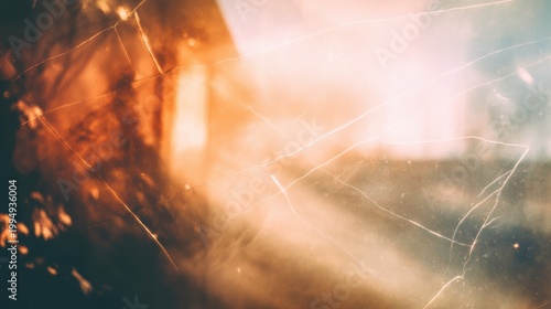 A blurred and artistic representation of light and patterns, creating a dreamy atmosphere with warm colors and delicate textures.