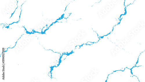 Blue veins on white surface detailed texture pattern