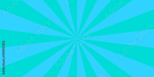  Abstract summer sunny. Vintage beam sunburst texture. Comic blue background with city silhouette and cloud illustration. Vintage duotone texture. Gradient wow design.