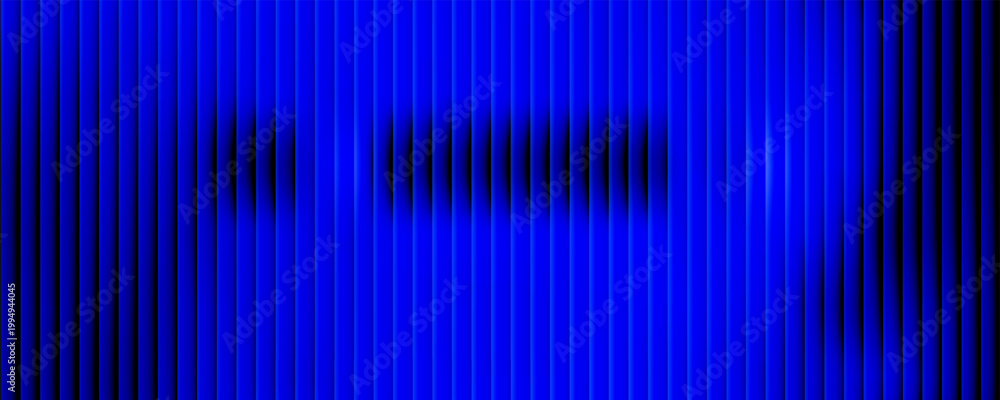 Fotografia Dark blue gradient abstract background, shiny liquid with striped effect