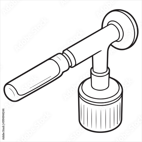 Classic wall mounted shower handle and diverter assembly