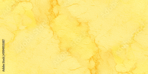 A vintage yellow wall background featuring an aged parchment paper texture with antique grunge patterns and stained brown elements for a distressed retro canvas design