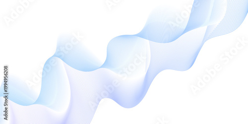 Dynamic minimal smoke sound line. Energy abstract smooth colorful gradient frequency isolated element creative blend. Science tech swirls with thin twisted connected vibration simple grid.