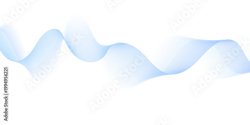 Dynamic minimal smoke sound line. Energy abstract smooth colorful gradient frequency isolated element creative blend. Science tech swirls with thin twisted connected vibration simple grid.