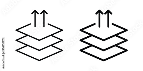 Breathable icon. glyph style icon. Stroke icons