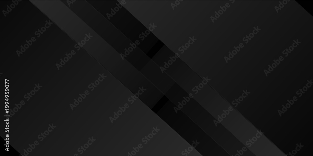Obraz premium Black abstract background. Elegant dark diagonal shape elements. Modern luxury grey gradient graphic design.