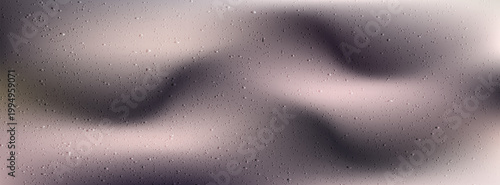 Abstract gradient mesh background with water drops. Modern vector texture featuring metallic rose gold tones, dark shadows, and wet condensation.