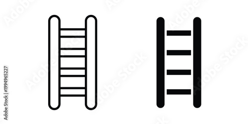 Ladder icon. glyph style icon. Stroke icons