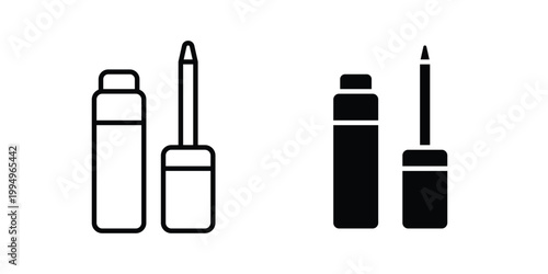 Lip gloss icon. glyph style icon. Stroke icons