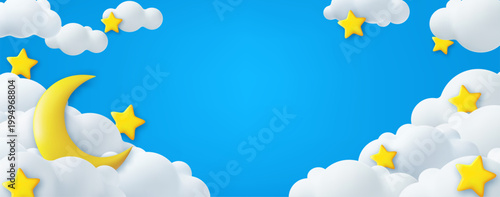 3d Ramadan Kareem Horizontal Sale Header