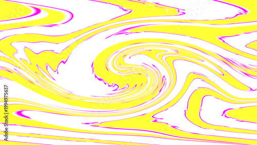 “Abstract marbled swirl with yellow pink white fluid wave textures dynamic motion pattern resembling liquid art and visual rhythm”