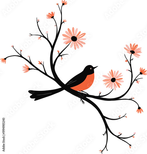 Vector design with colorful graphics and text