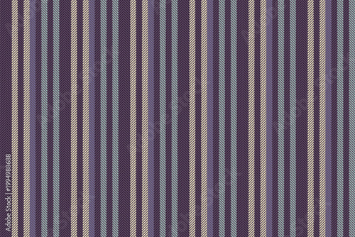 Rough fabric background texture, november stripe vector textile. Flowing lines seamless pattern vertical in pastel and dark colors.