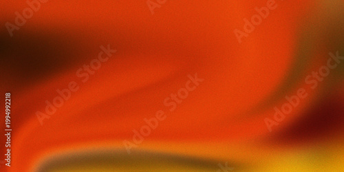 Valokuva Vibrant orange gradient background with soft focus effect and blurred texture