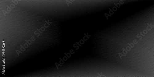 Dark Gray Carbon Fiber Texture Background with Wavy Fabric Effect and Metallic Halftone Pattern