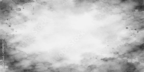 Dramatic overcast sky with dark storm clouds and sun light peeking through an old paper grunge background texture for an abstract weather cloudscape