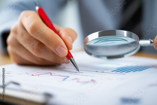 Concept of auditing and evaluating quality and efficiency of personnel ,business document evaluation process ,inspection of business finance tax documents ,Data analysis reports growth results