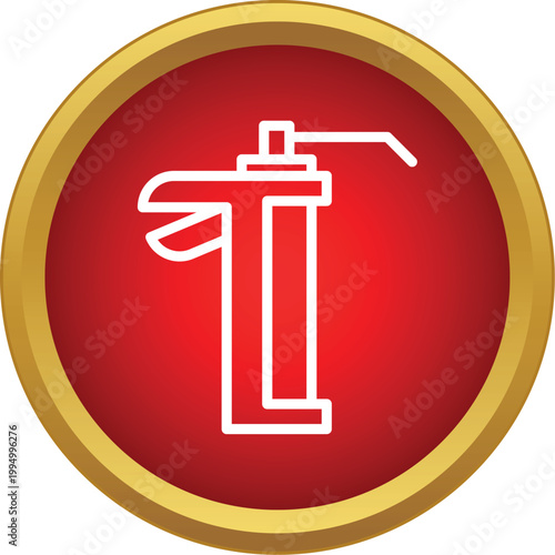Grease gun icon representing lubrication and equipment maintenance