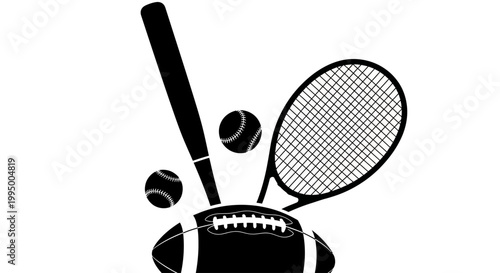 baseball bat and ball