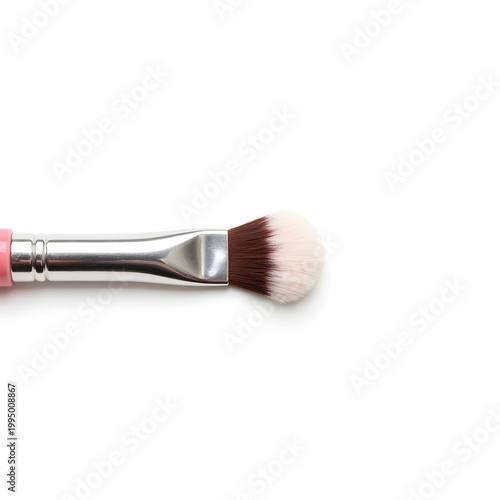 eyelash brush for makeup application and beauty routine isolated on white background