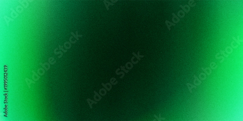 White green blurred gradient on dark grainy background, glowing light spot, copy space