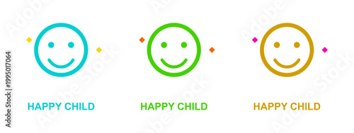 Celebrating international children's day colorful smiling faces for happy childhoods