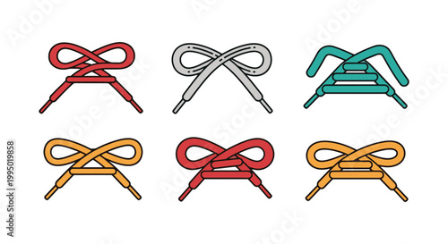Spare Laces Line art vector modern abstract decorative