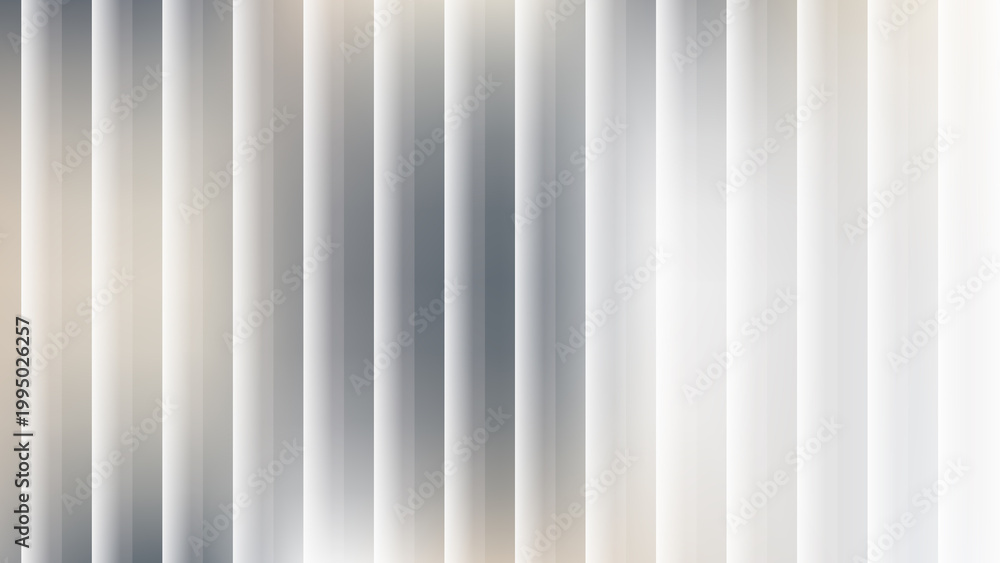 Obraz premium Abstract background with vertical lines and soft gradient transitions in neutral grey and white tones