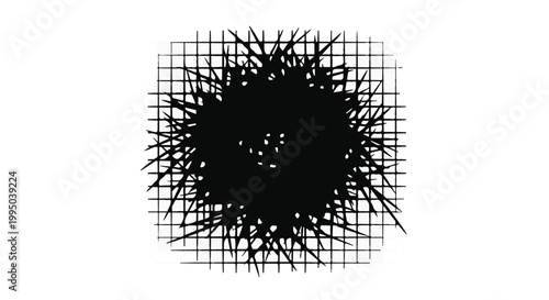 black scribble square grid abstract background texture