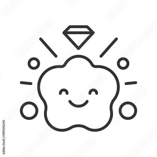 Astral meditation icon in line design. astral, meditation, spiritual, energy, mindfulness, zen, consciousness on white background vector. astral meditation editable stroke icon