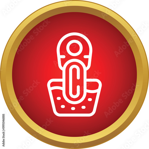 Molten metal pouring from a ladle into a mold casting a new product