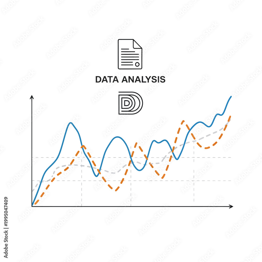 Fototapeta premium Infographic template for data analysis report.