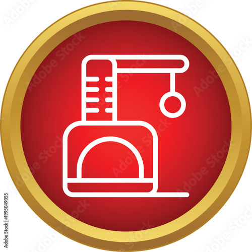 Cat tree with scratching post and suspended toy, providing feline entertainment and rest