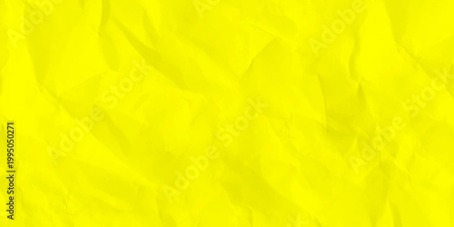 yellow paper background. yellow crumpled paper texture and background. Yellow paper texture background. for summer concept.