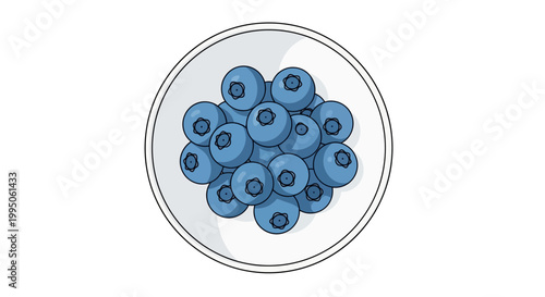 A petri dish of blue cells.