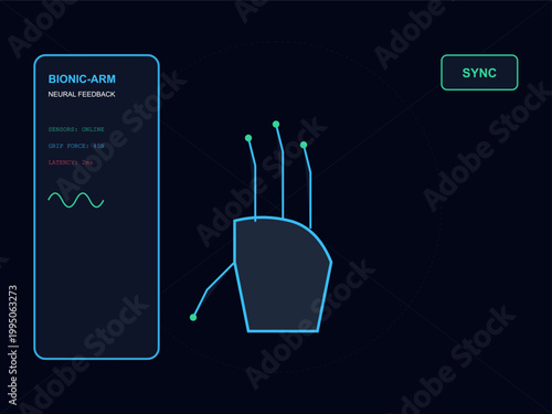 Bionic Humanoid Robot Hand with Neural Interface and Cybernetic Feedback Sensors