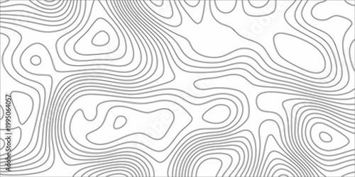 Vector topographic map contours illustration design element