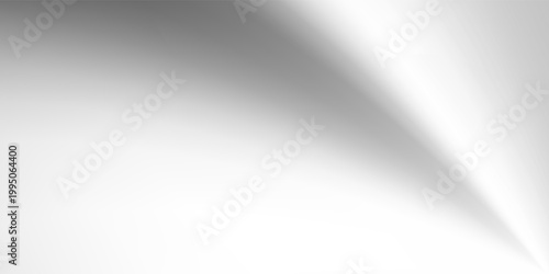 Abstract Gray Gradient Background with Minimalist Blue Vector Lines and Soft Shadow Curves