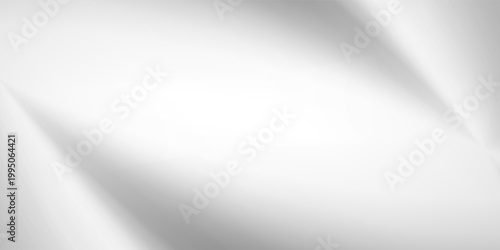 Abstract Gray Gradient Background with Minimalist Blue Vector Lines and Soft Shadow Curves