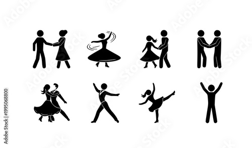 Modern stick figure man walking stairs vector icon pack with human silhouettes for movement and pedestrian illustrations