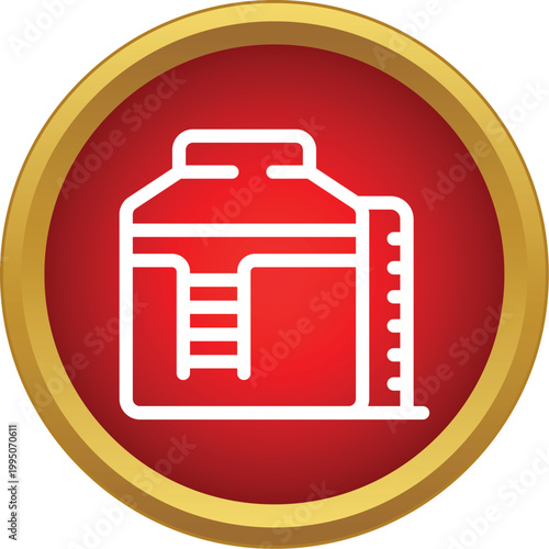 Industrial storage tank for oil, gas, or other liquid fuels