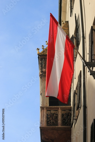 Österreichische Fahne in Innsbruck