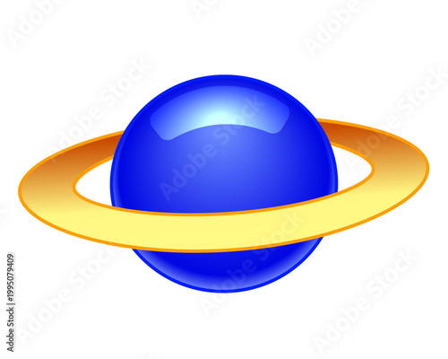 Abstract planet icon