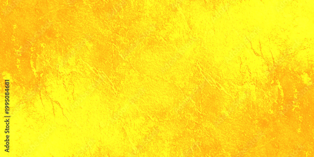 Fototapeta premium Abstract bright yellow and orange grunge texture background with distressed splatters effect. distressed, grunge aesthetic with organic splatters, weathered textures.