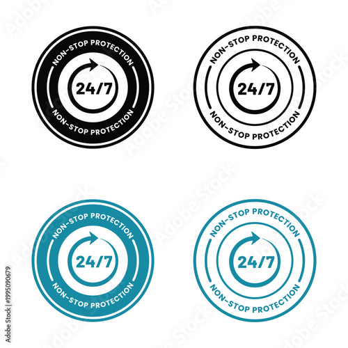 This image displays four circular cage free labels featuring a hen silhouette in black and green variations high quality professional detailed modern elegant stylish