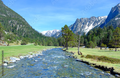 Gave du Marcadau at Plateau du Clot, Cauterets