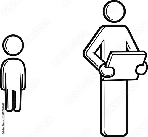 Black and white of a key and a keyhole outline simple symbol desi